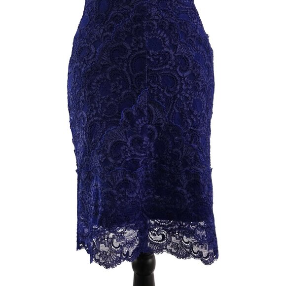 Nicole Miller Eva Lace Open Back Slip Lined Dress – Size Small - Picture 16 of 16